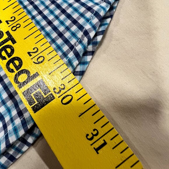 Aeropostale Classic Fit Blue Checker Shirt Mens Size L - Picture 12 of 14